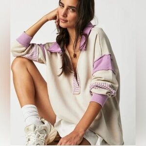 Free people clean prep polo